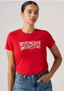 Levi's The Perfect T-Shirt (17369-3581) floral bandana bw true red