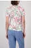 Monari Rundhalsshirt Blumendruck Allover Regular Fit champagne beige gemustert