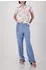 Monari Rundhalsshirt Blumendruck Allover Regular Fit champagne beige gemustert