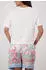 Monari Rundhalsshirt Blumendruck Allover Regular Fit (24699646) ecru rosa gemustert