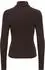 Only ONLGLAMOUR L/S Roll-Neck Top Slim Fit (15380914) black coffee/schoko