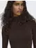 Only ONLGLAMOUR L/S Roll-Neck Top Slim Fit (15380914) black coffee/schoko