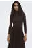 Only ONLGLAMOUR L/S Roll-Neck Top Slim Fit (15380914) black coffee/schoko