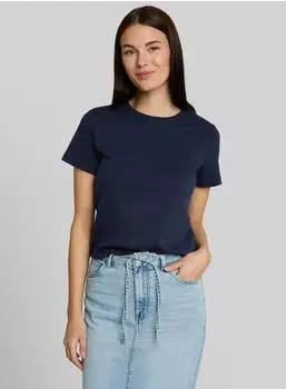Tom Tailor T-Shirt Crew Neck Basic (85553417) real navy blau