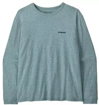 Patagonia Logo P-6 Responsibili Longsleeve (37603-BLSG) blue sage
