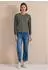 Cecil Langarmshirt mit Rundhalsausschnitt (B325688) dried olive green