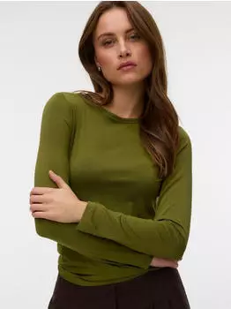 Vero Moda VMADA LS Top JRS NOOS Regular Fit sphagnum/oliv