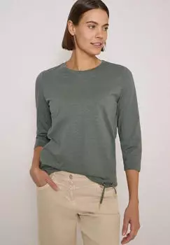 Cecil T-Shirt mit Schulterdetail (325676) dried olive green