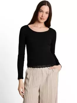 Tom Tailor Fabric Trousers deep black