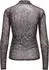 Only Onlerica Life Mesh L/S High Neck Top (15141298) raw umber aop:schwarz leo vibe