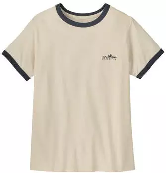 Patagonia Fitz Roy Foothills Ringer T-Shirt (37899-UDNL) undyed natural