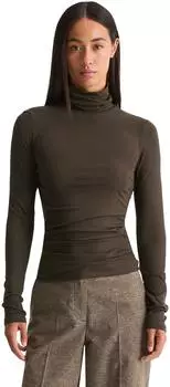 Marc O'Polo Langarmshirt aus TENCEL&trade; Modal-Stretch (68347832) burnt coffee