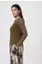 Monari Basic-Shirt aus Pima-Baumwolle (810053) olive