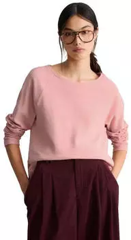 Marc O'Polo Langarmshirt aus Waffle Jersey Regular Fit ros&eacute;