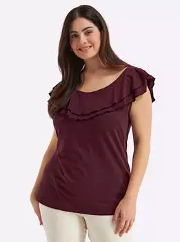 Sheego Halbarmshirt (14215407) burgund