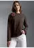 Trigema Longsleeve Langarmshirt mit ausgestellten Ärmeln (540505) mocca