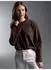 Trigema Longsleeve Langarmshirt mit ausgestellten Ärmeln (540505) mocca