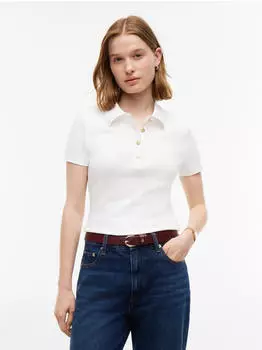 Tommy Hilfiger Gold Button Reg S/S Polo (66281440) ecru