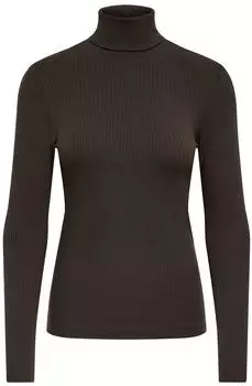 Jacqueline de Yong RENO LS Highneck Top Rollkragenshirt (71793039) mulch