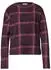 Street One Long sleeve shirt with feather yarn (94836) rustic rouge/pink/bordeaux