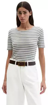 Marc O'Polo T-Shirt in Organic Cotton-Jersey (76303001) medium blue