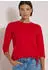 Cecil 3/4-Arm-Shirt mit Schlitz-Rundhalsausschnitt (325676) flame red