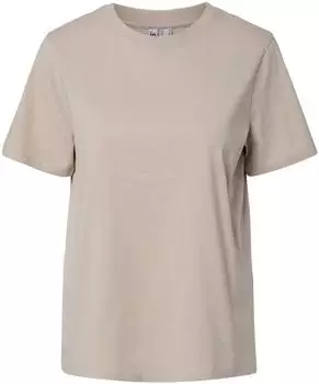 Pieces Pcria Ss Solid Tee Noos Bc T-Shirt (17140802) wollweiß