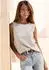 Vivance Dreams Ribbed Tank Top grau meliert