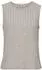 Vivance Dreams Ribbed Tank Top grau meliert