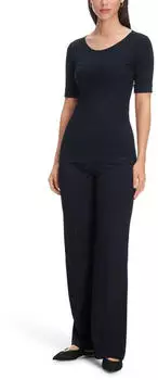 Marc Cain Shirt mit 3/4-Arm (+E 48.09 J50) midnight blue