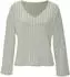 Vivance Dreams Langarmshirt aus Rippware, figurumspielend hüftlang (48621004) salbeigrün meliert