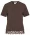 Vila VINora O-Neck 2/4 Top (14103448) coffee bean