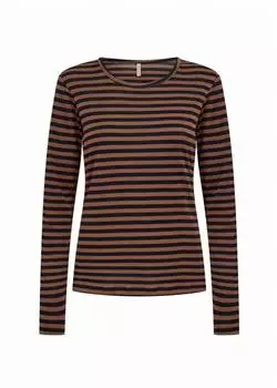Soyaconcept SC-HELLE YD 1 Langarmshirt navy combi