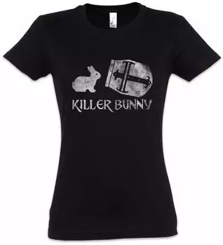 Urban Backwoods Killer Rabbit II Damen T-Shirt schwarz