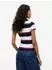 Tommy Hilfiger TJW Slim Script Rib SS Polo Slim Fit (91839334) dunkelblau/pink/weiß