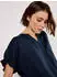 Apricot Fine Rib Ruffle T-Shirt (91146403) navy