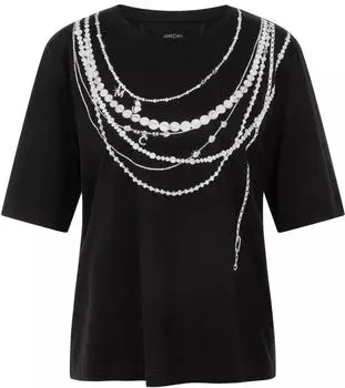 Marc Cain BS 48.20 J59 T-Shirt black new