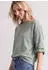 Street One Langarmshirt mit Elastikbund (A325923) eucalyptus green mel.