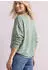 Street One Langarmshirt mit Elastikbund (A325923) eucalyptus green mel.