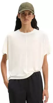 Marc O'Polo T-Shirt aus flie&szlig;endem Lyocell-Baumwolle-Mix (81818649) mossy earth
