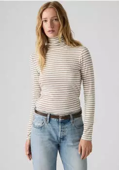 Levi's Hayes LS Layering Rollkragenshirt (49993803) aries stripe heather braun