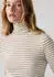 Levi's Hayes LS Layering Rollkragenshirt (49993803) aries stripe heather braun