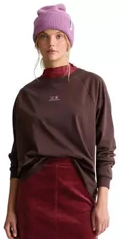 Marc O'Polo Langarmshirt mit Streifen-Prints am &Auml;rmel (5000012299) espresso brown