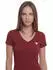 Guess SS VN Mini Triangle Tee kirschrot