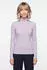 HUGO Easy Longsleeve mit Stehkragen (44011321) open purple 592