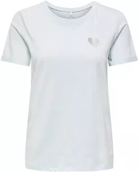 Only ONLKITA S/S Top Regular Fit (15244714) hellblau