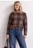 Street One Long sleeve shirt mit Federgarn sanded amber