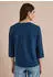 Cecil 3/4-Arm-Shirt mit Schlitz-Rundhals (B325753) moonlight blue
