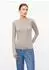 s.Oliver Langarmshirt im Slim Fit aus weichem Jersey braun 2182302.85W0.