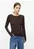 s.Oliver Langarmshirt im Slim Fit aus weichem Jersey braun 2182302.8944.